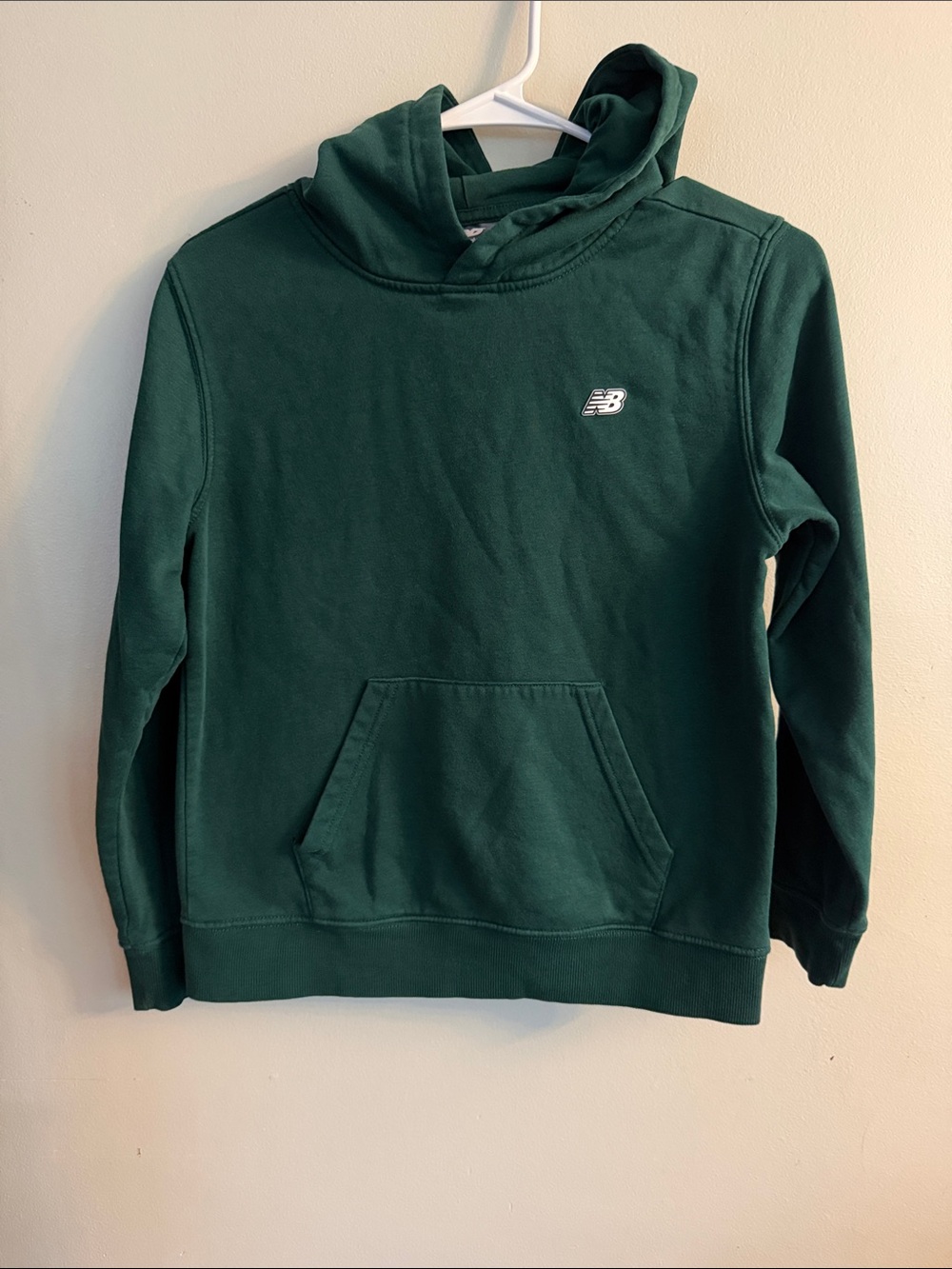 New Balance Kids Forest Green Pullover Hoodie